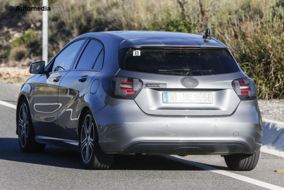 Mercedes-Benz A-Class Facelift Spy 06