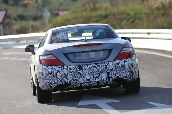 Mercedes-Benz SLK Facelift Spy 04