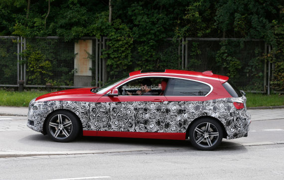 BMW 1 Series facelift spy 04