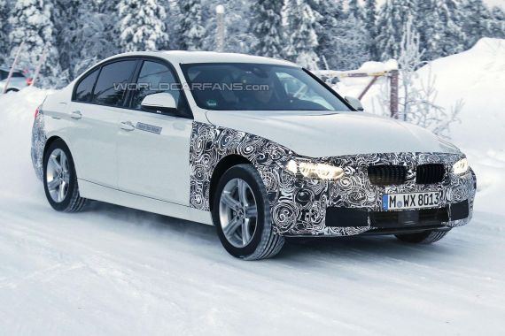 BMW 3-Series hybrid spy 01