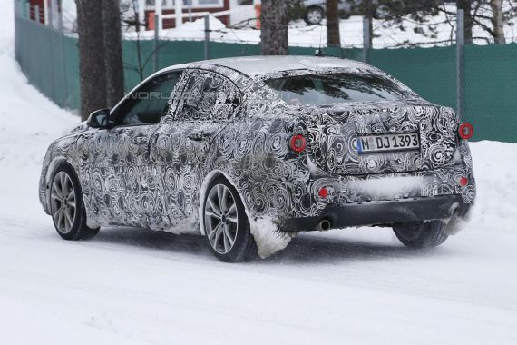 BMW 1-Series sedan spy 05