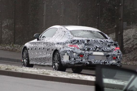 Mercedes-Benz C-Class Coupe spy 04