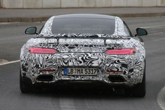 High-performance Mercedes-AMG GT prototype spy 07