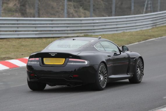 Aston Martin DB9 successor test mule spy 04