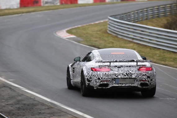 High-performance Mercedes-AMG GT prototype spy 02