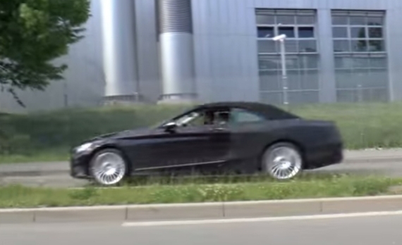 Mercedes-Benz S-Class Cabriolet Spy 03