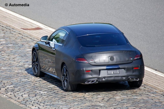 Mercedes-Benz C-Class Coupe Spy 06