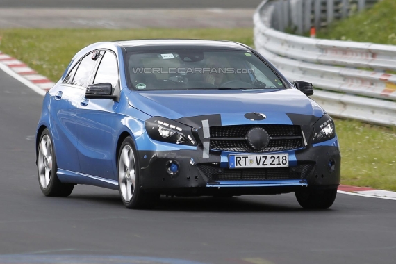 Mercedes-Benz A-Class Facelift Spy 01