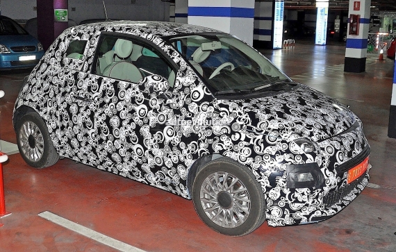 Fiat 500 Facelift Spy 04