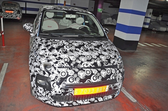 Fiat 500 Facelift Spy 05