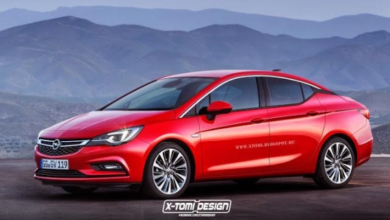 Opel Astra K Sedan render