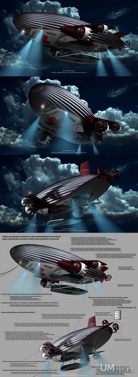 源自上世纪的高科技——Airship Archangel飞艇