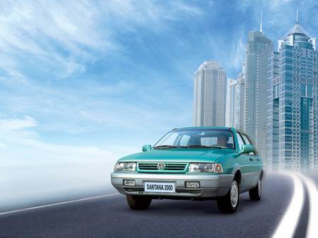 上海大众桑塔纳2000成为旧车市场的新宠(图)