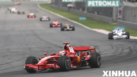 F1大奖赛马来西亚站法拉利车队车手莱科宁夺