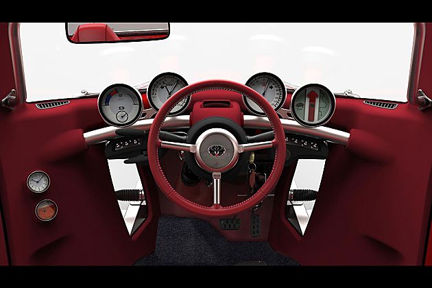 蒸汽朋克Hot Rod 丰田KIKAI概念车