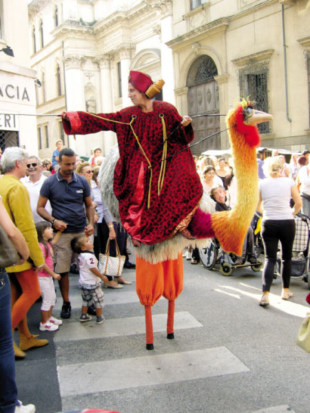 Vicenza city traditional parade