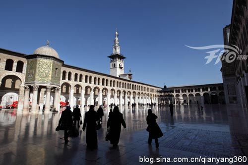 The Umayyad Mosque, is the centre of Damascus City