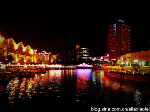 新加坡克拉码头 白天不懂夜的黑(2)