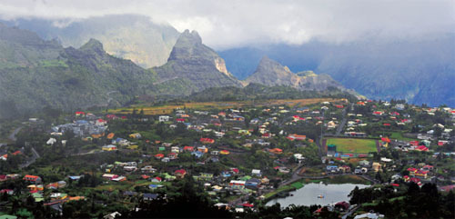 Reunion Island panorama