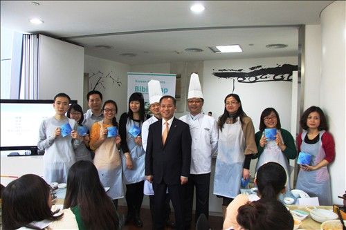 大韩航空厨师长亲临驻华韩国文化院开设料理班