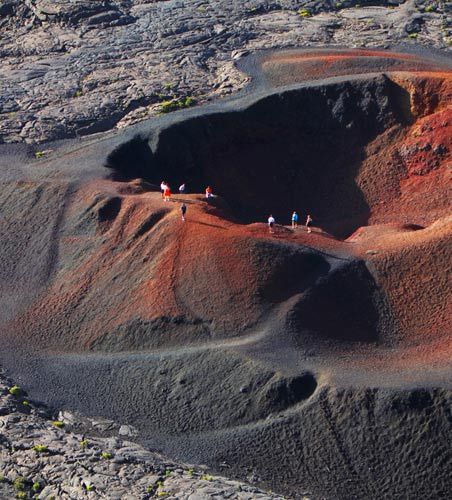 Piton de la fournaise volcano