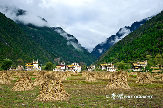 The mountain village