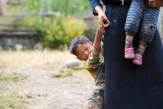 Lovely Tibetan children