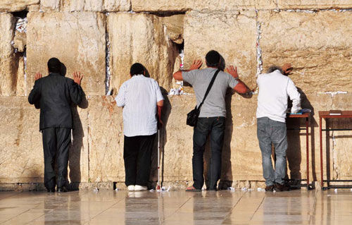 The most important object of worship -- Jewish Jerusalem's Wailing Wall