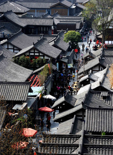 巴适的成都 慢游在宽窄巷子