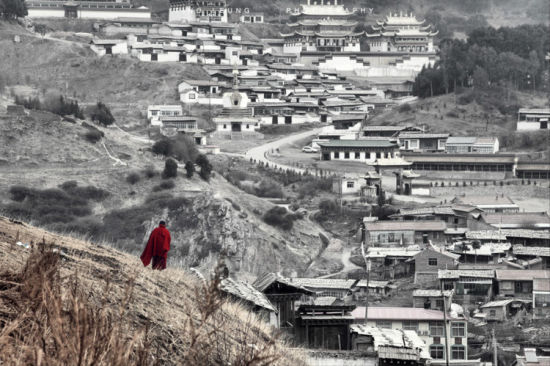 大西北游记去郎木寺拍摄信仰的晨色光芒