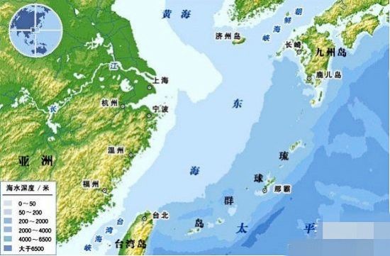 钓鱼岛列岛位于台湾东北120海里处,西东分别距中国大陆和日本冲绳各