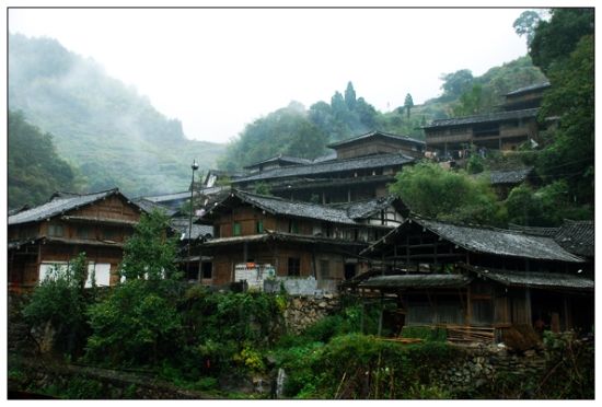 林坑古村依山傍水,是典型的浙南山地型小村落