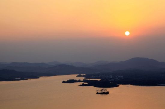 宜兴云湖风景区云湖夕照