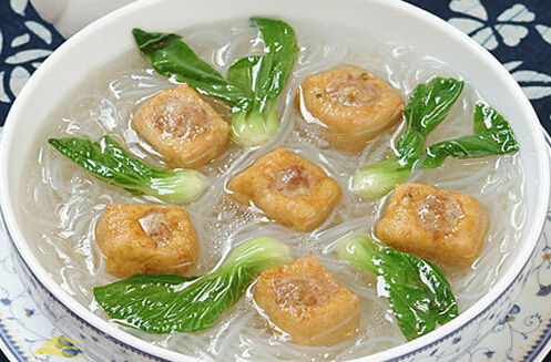 油豆腐线粉汤