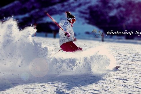 首届沣峪高山滑雪场腊八滑雪挑战赛幸福启动