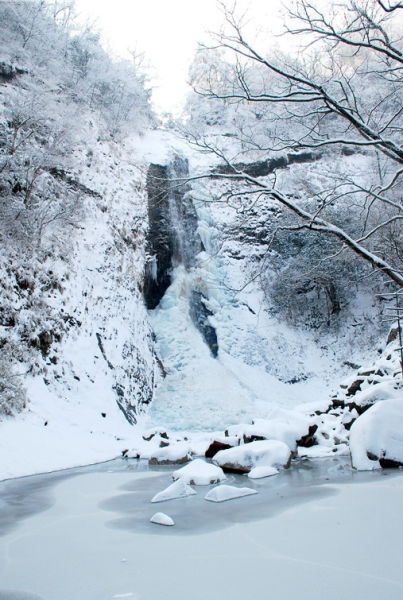 天堂寨的雪景