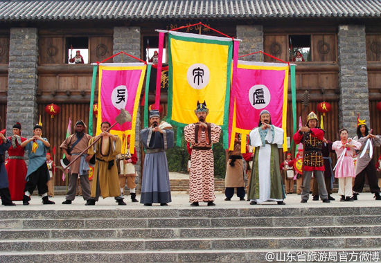 水泊梁山(图:@山东省旅游局)