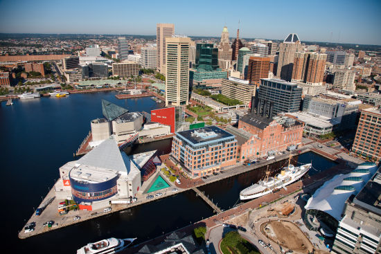 ͶĦBaltimore Aerial Skyline, credit Visit Baltimore