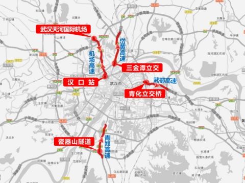 百度地图交通云联合武汉交管局发布十一出行预