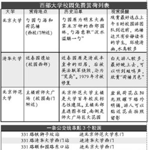 大学免费赏荷花