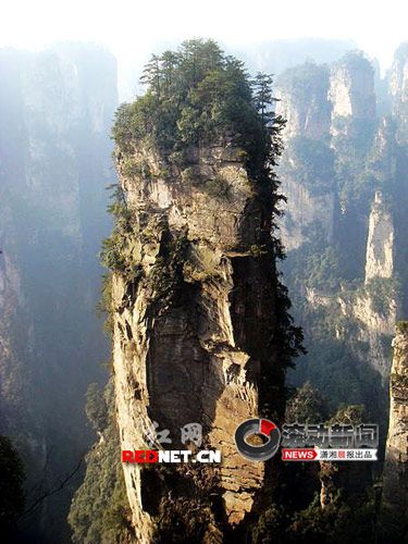 资料图:“南天一柱”又名“乾坤柱”