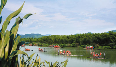 宁国东津河漂流(组图)_新浪旅游_新浪网