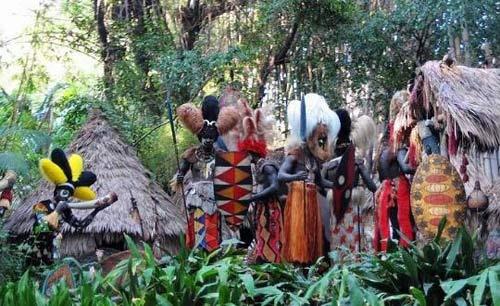 巴西亚马逊丛林里的部落图腾