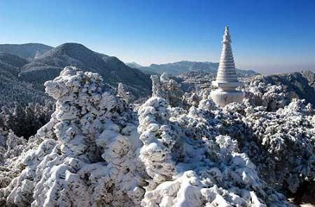 新浪旅游配图：庐山雪景 图/新浪论坛