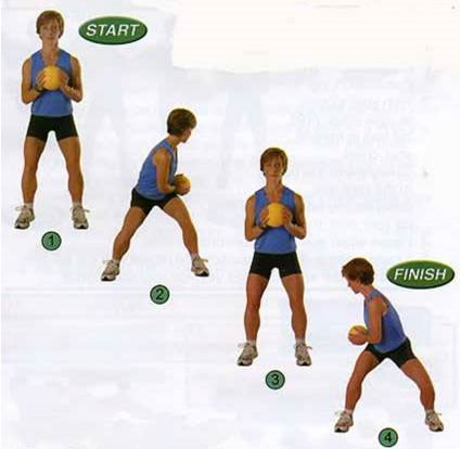 球技-锻炼击球力量(1) 转动躯干锻炼腹肌及腰肌