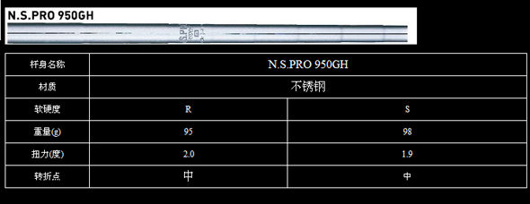 PING I20 ľ( N.S.PRO 950GH)