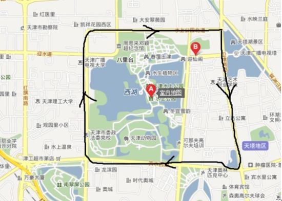 征集城市最佳长走路线 > 正文   简介:   天津水上公园是津门十景之一