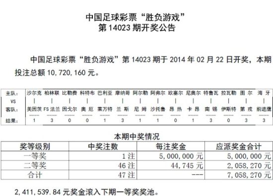 周五彩小冷遍地!湖南彩民揽1注500万 241万滚