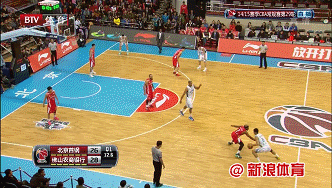 方硕突破上篮得分 孙悦随后献大帽新浪体育讯 北京时间1月7日,cba常规