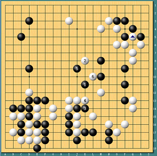 柯洁强势靠断打开局面 邱峻劫争棋差一招(多谱